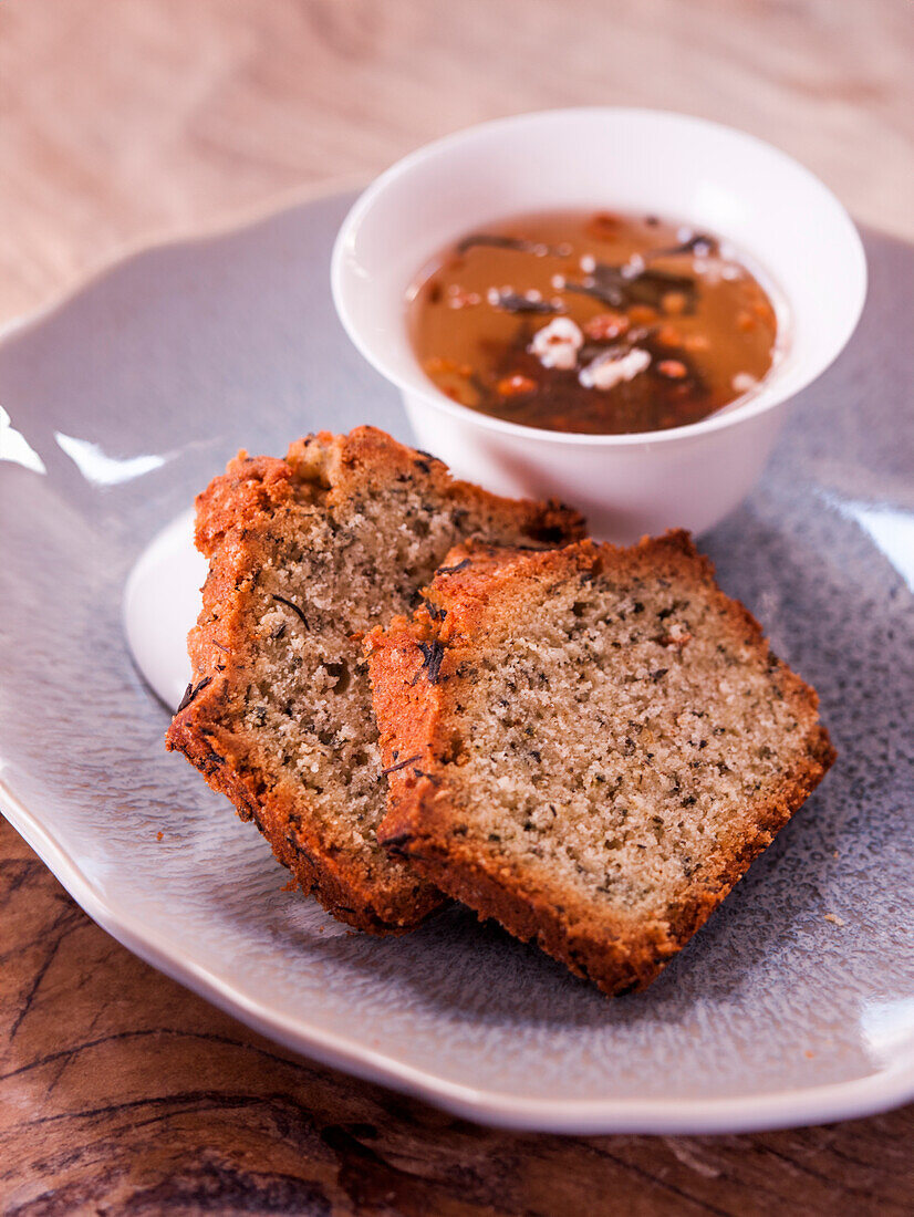 Grünteekuchen