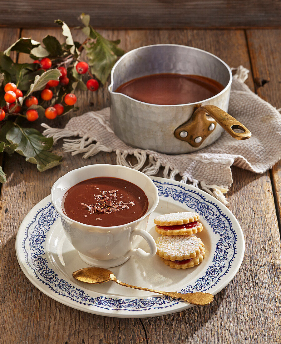 Creamy hot chocolate