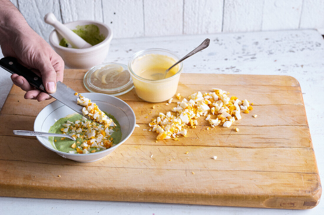 Homemade remoulade sauce