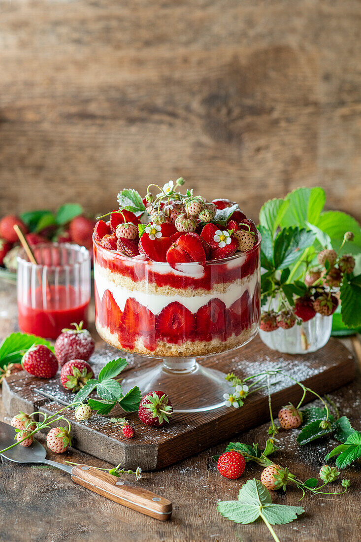 Strawberry trifle