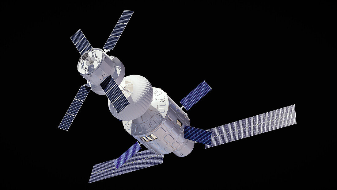Airbus Loop space station, illustration