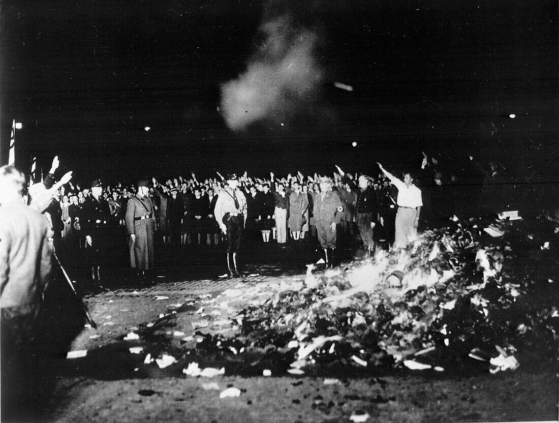 Nazi book burning