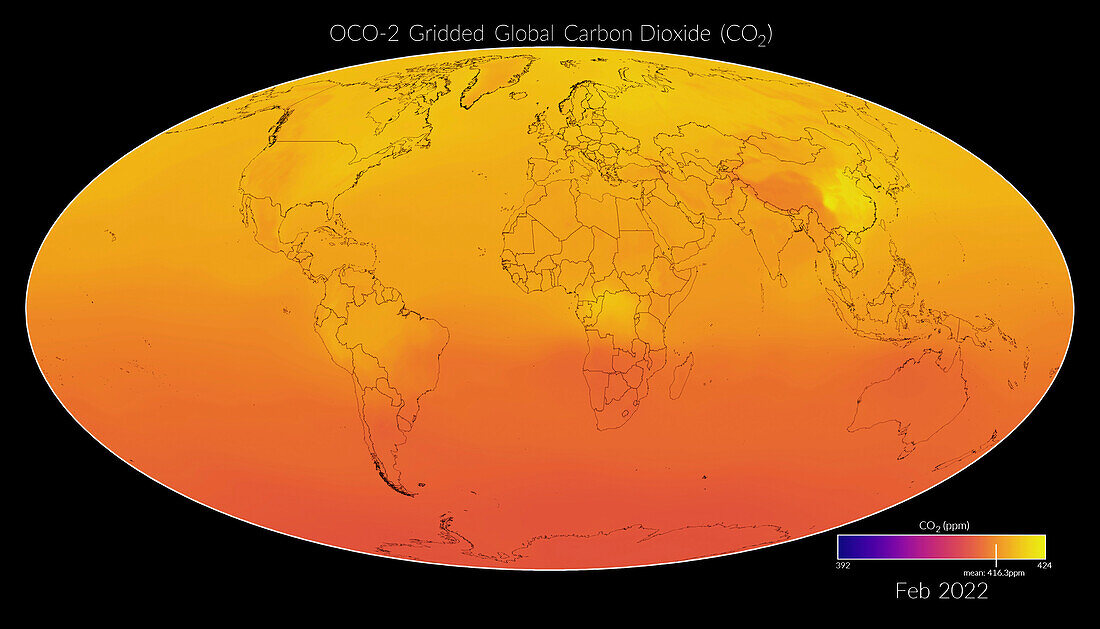 Global carbon dioxide 2022