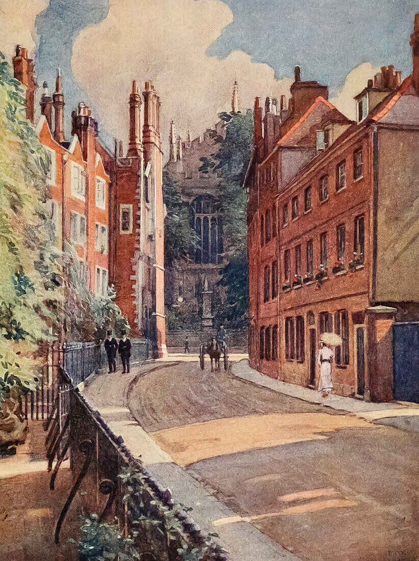 Keate's Lane, Eton, UK, illustration