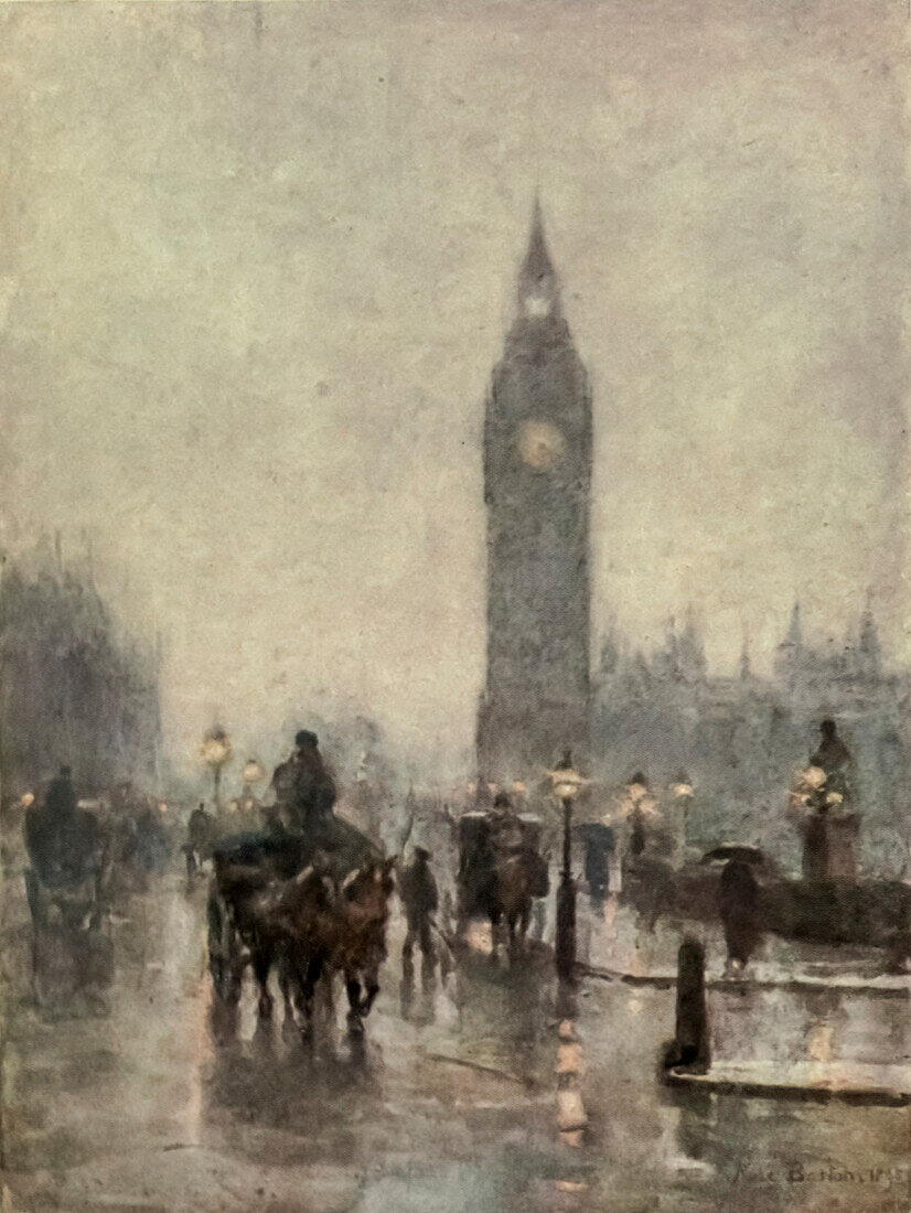 Westminster, London, UK, illustration