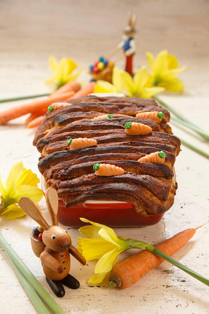 Easter carrot tart