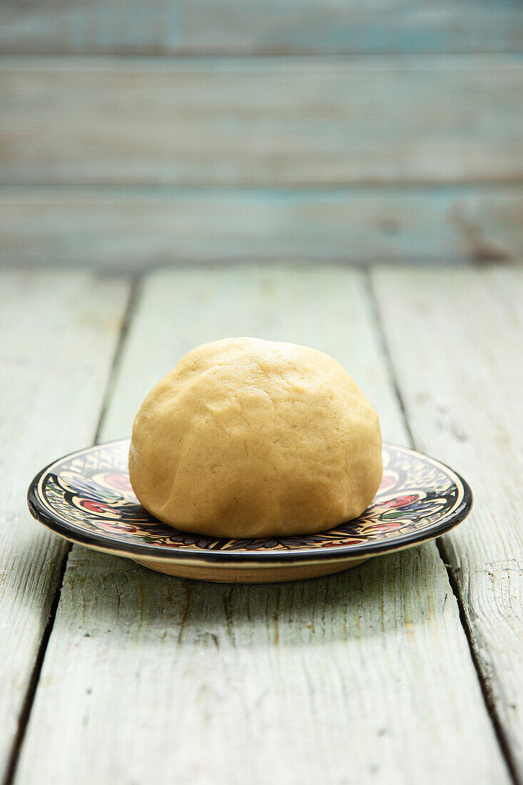 Ball of fresh tart dough