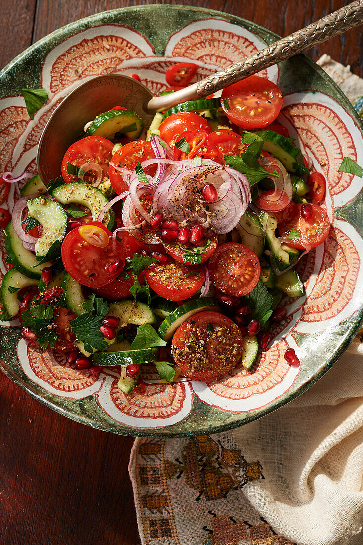 Turkish shepherd's salad