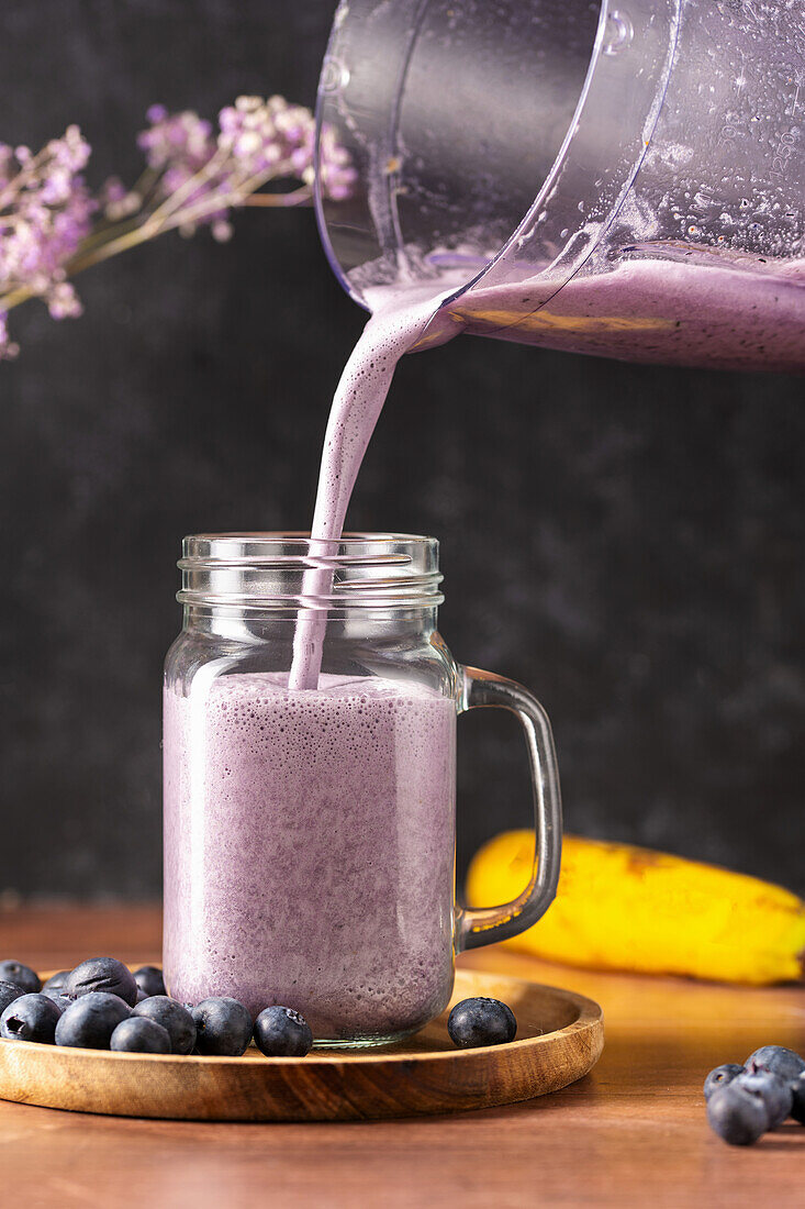 Blueberry smoothie