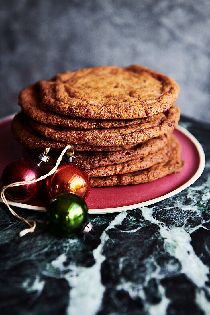 Candy cane cookies