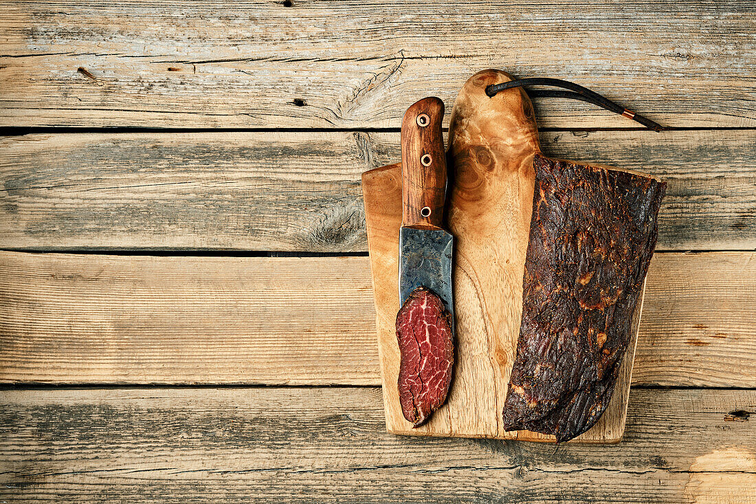 Smoked, air-dried beef