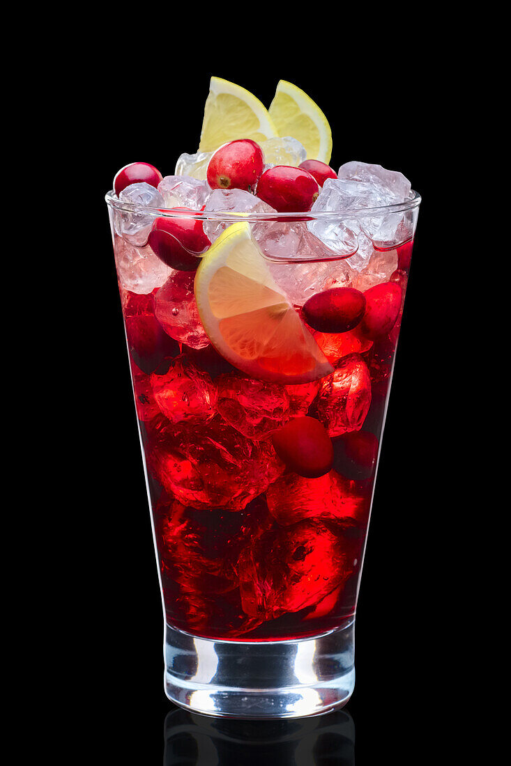 Cranberry vodka cocktail