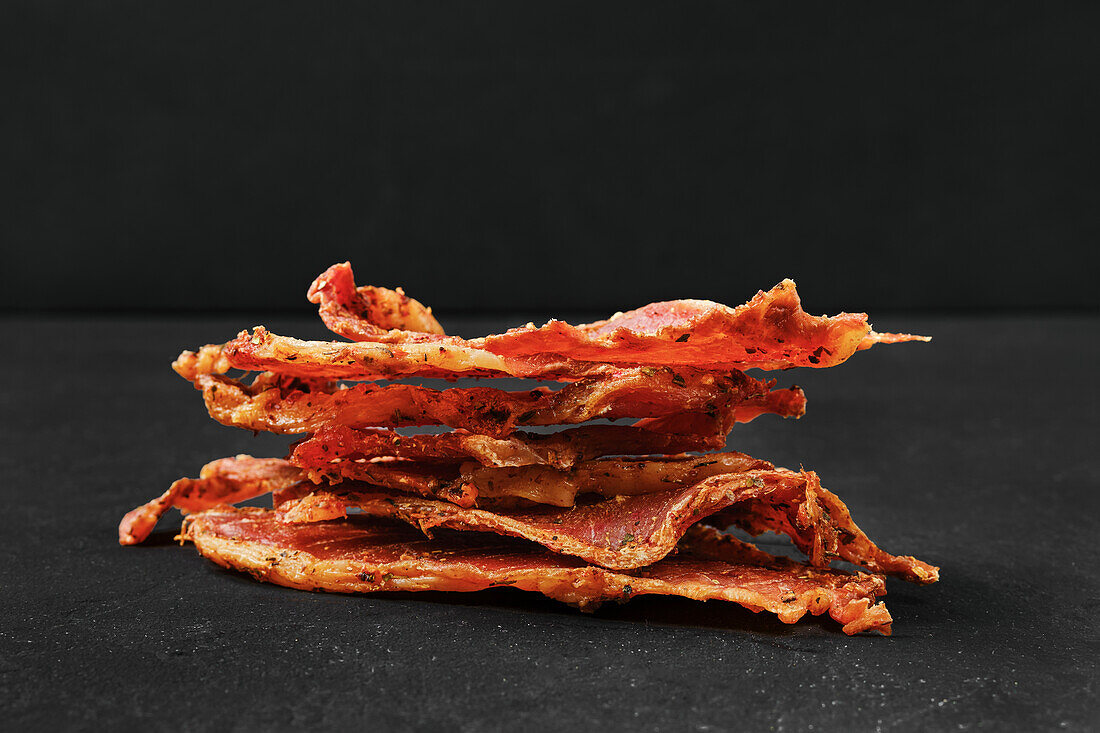 Dried pork jerky