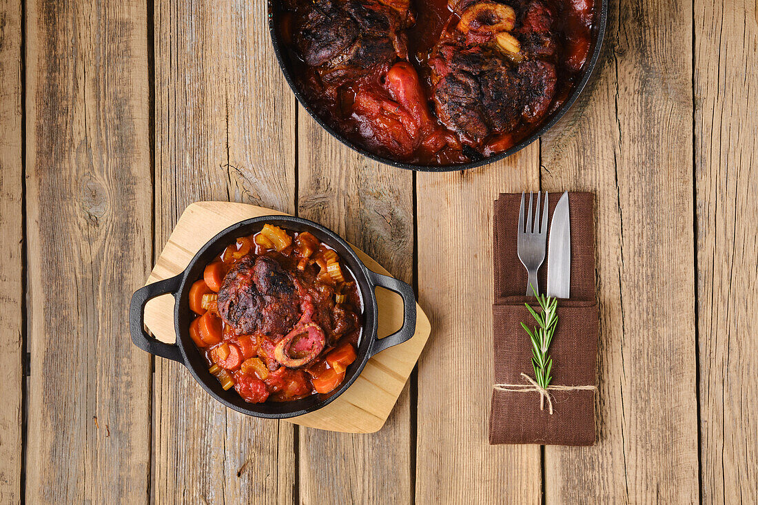 Ossobuco in Tomatensauce