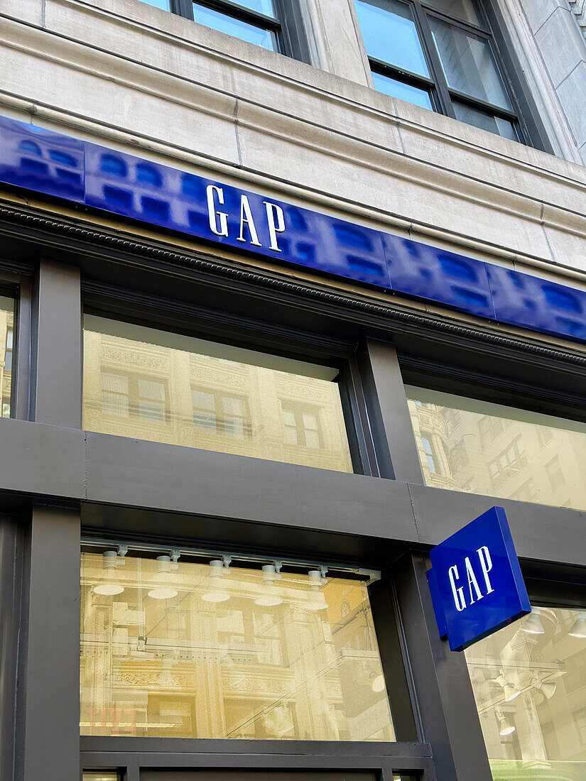 GAP clothing store, New York City, New York, USA