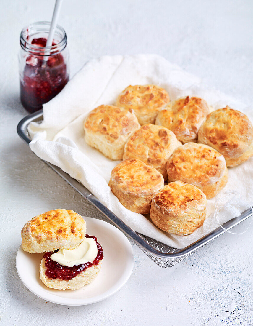 Lemon Curd Scones