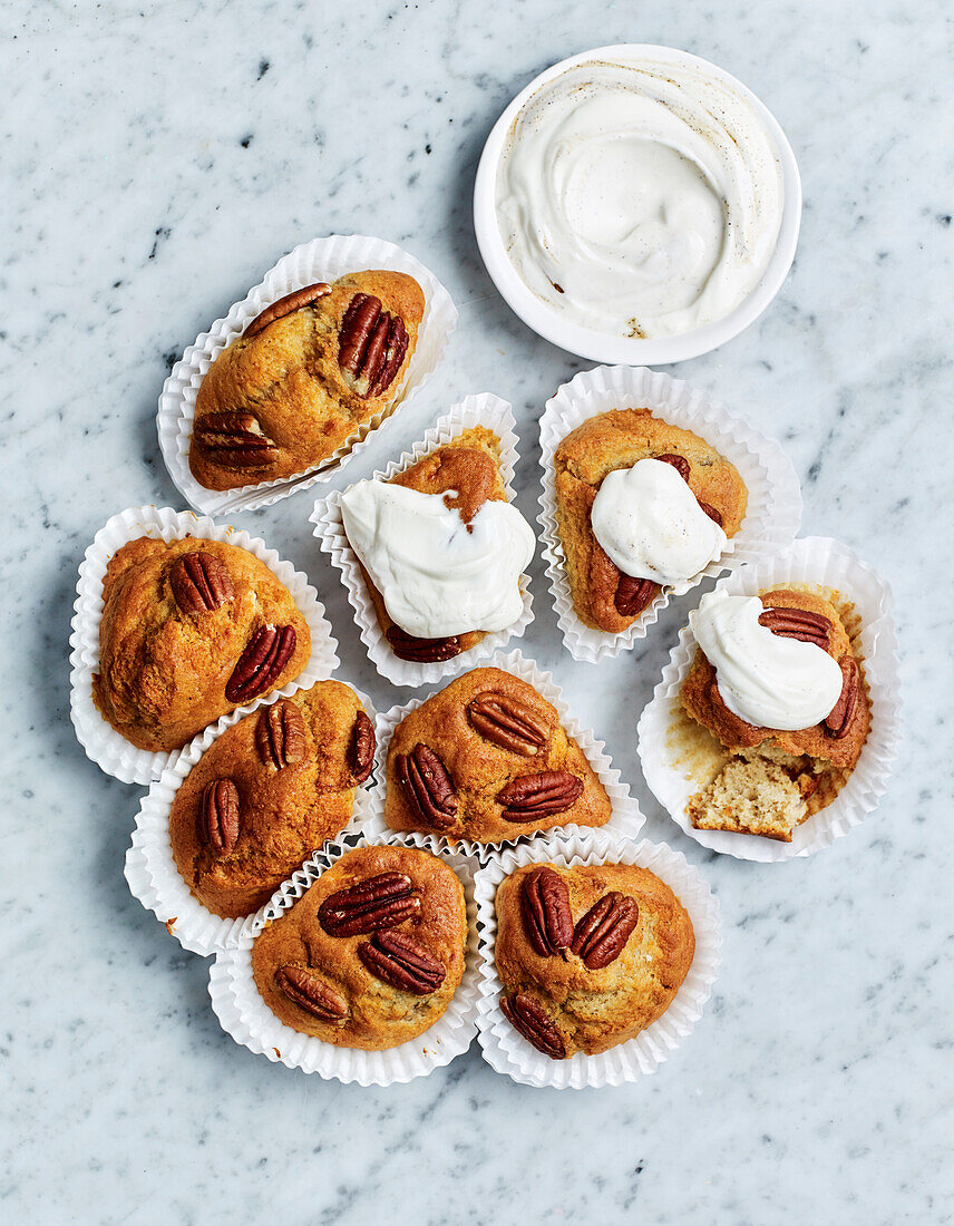 Banana Pecan Muffins