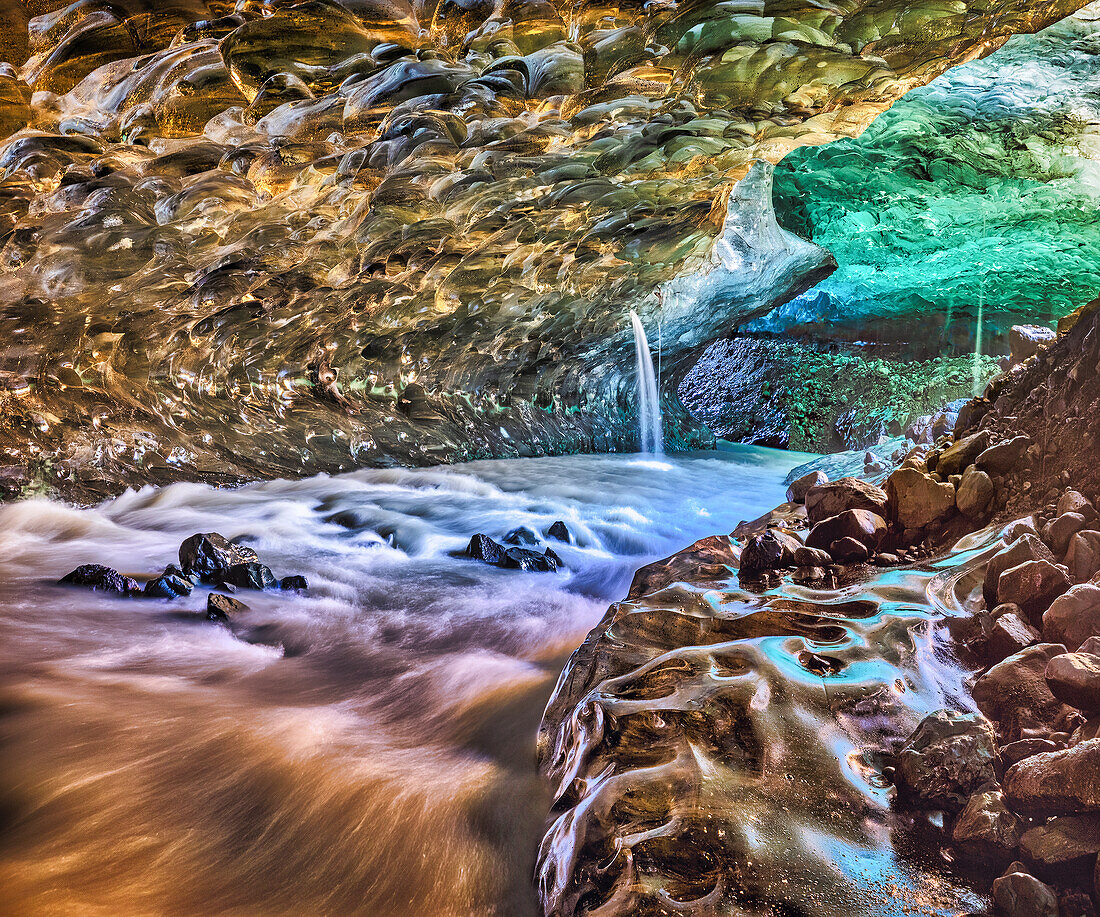 Eishöhle, Südküste, Island