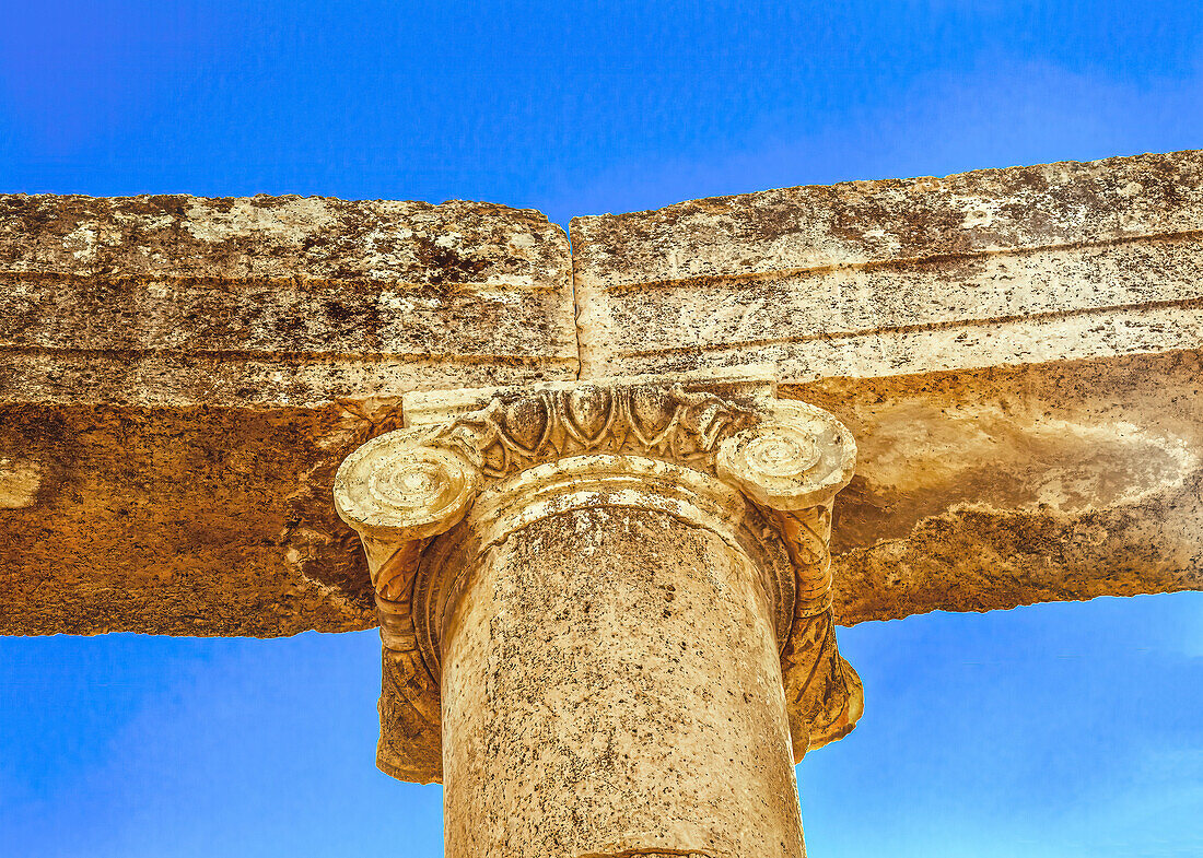 Antike römische Stadt, Jerash, Jordanien. Jerash kam 300 v. Chr. bis 600 n. Chr. an die Macht.