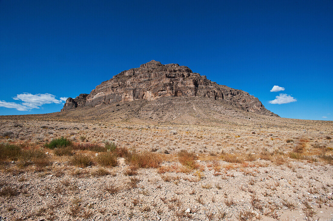 USA, Nevada. Caliente. Basin and Range National Monument, Mail Summit Road Vista