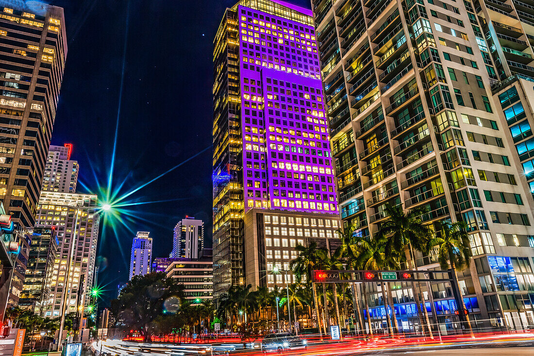 Wolkenkratzer im Stadtzentrum, Miami, Florida