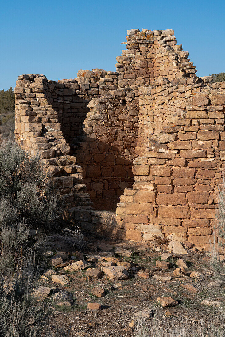 USA, Utah. Hovenweep Haus, Hovenweep National Monument.