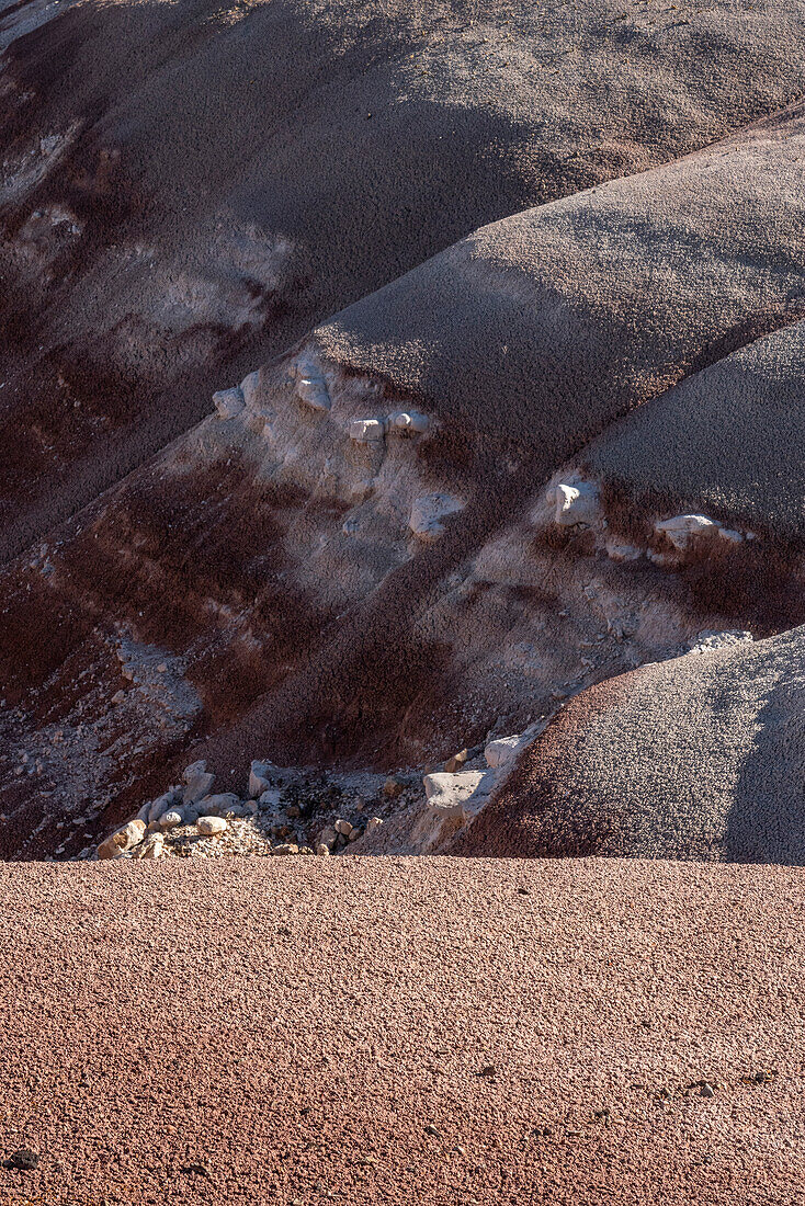 USA, Utah. Bentonite Hills, Capitol Reef National Park