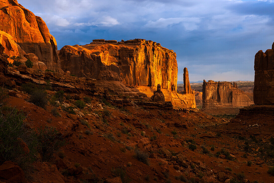 Park Avenue. Arches-Nationalpark. Utah, USA.