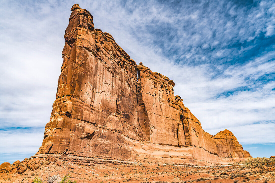 Tower of Babel, Arches National Park, Moab, Utah, USA.