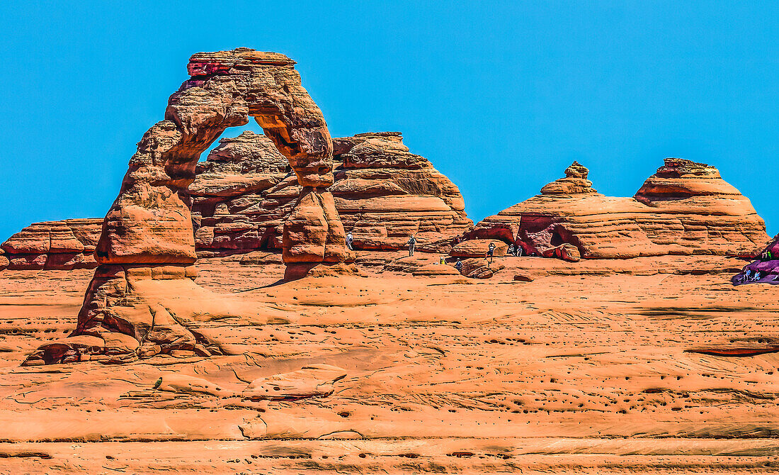 Delicate Arch, Arches National Park, Moab, Utah, USA.