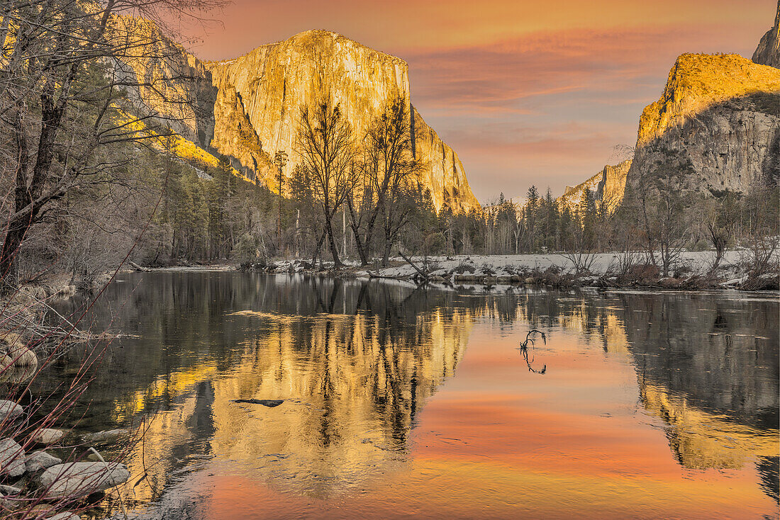 Talblick, Yosemite, Kalifornien.