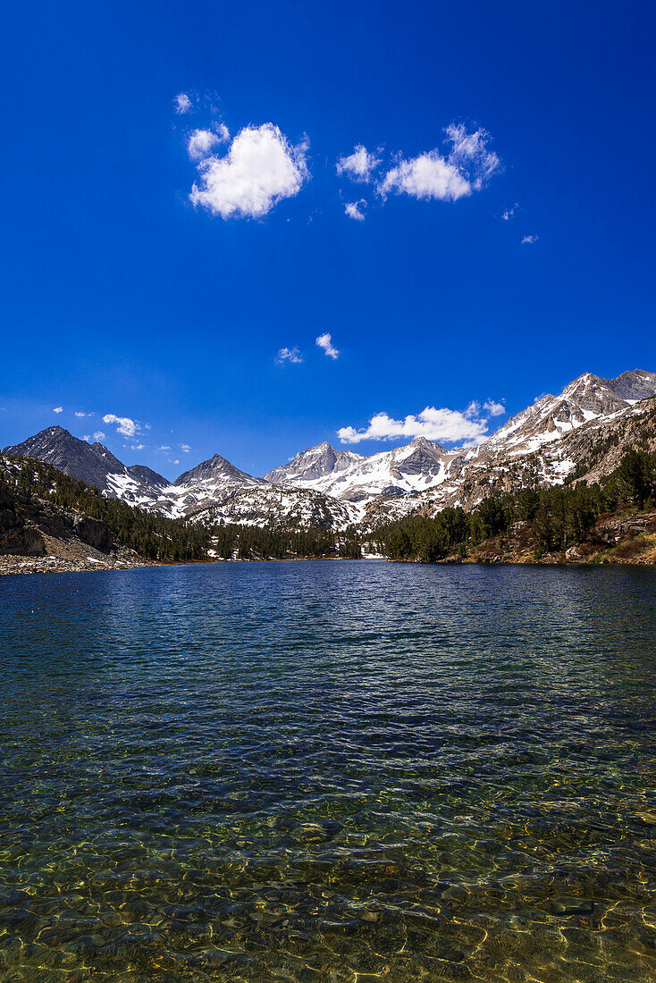 Long Lake in the Little Lakes Valley, John Muir Wilderness, California, USA
