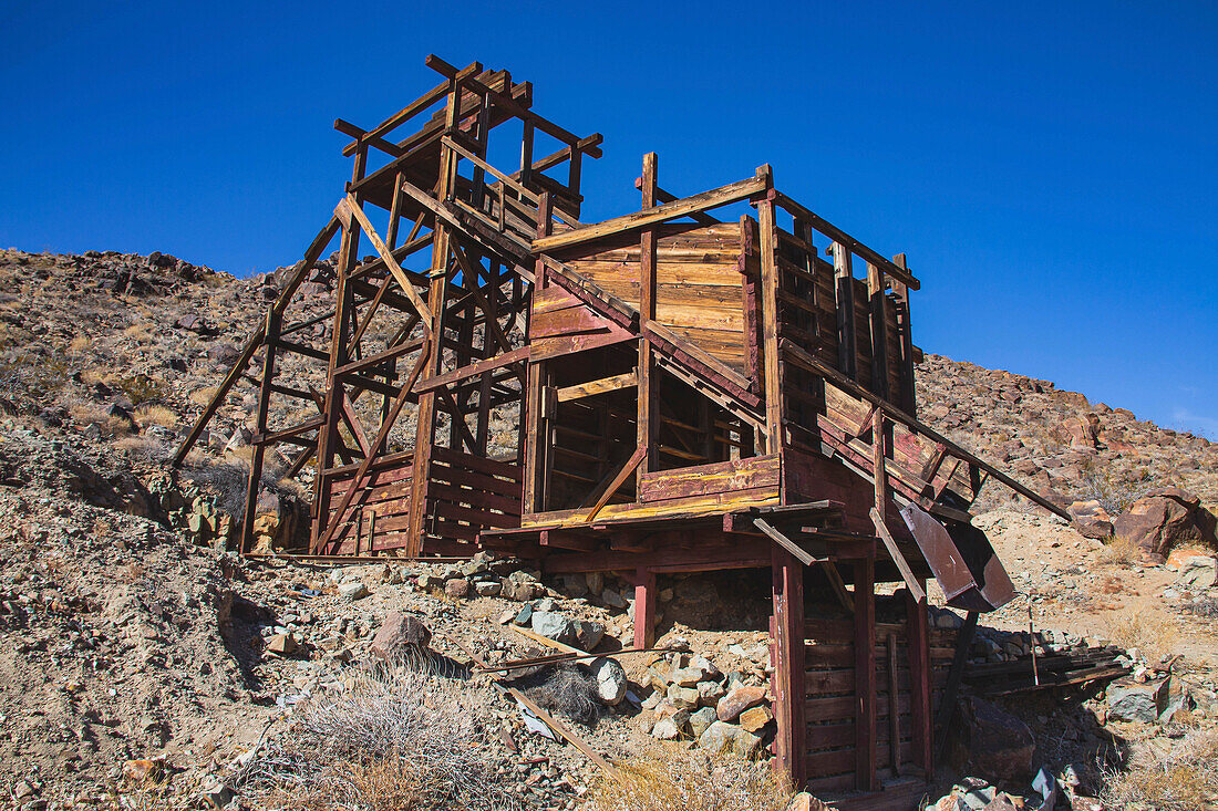 Brooklyn Mine Road, Old Dale Bergbaurevier, Mojave-Wüste, Kalifornien