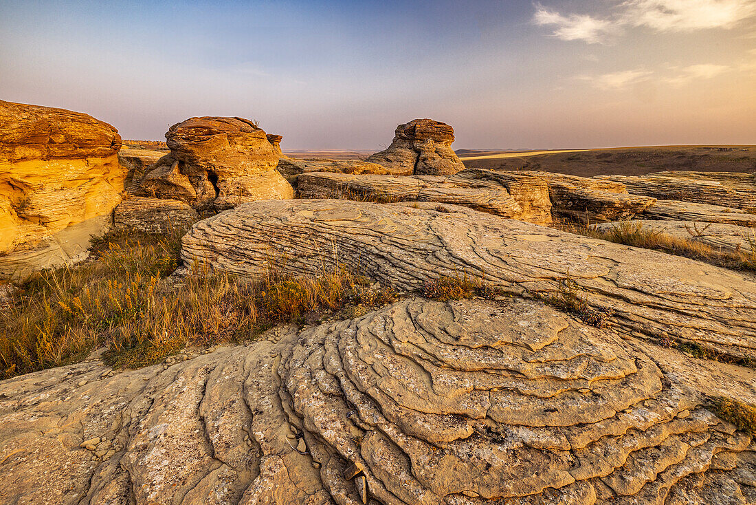 Jerusalem Rocks bei Sweetgrass, Montana, USA