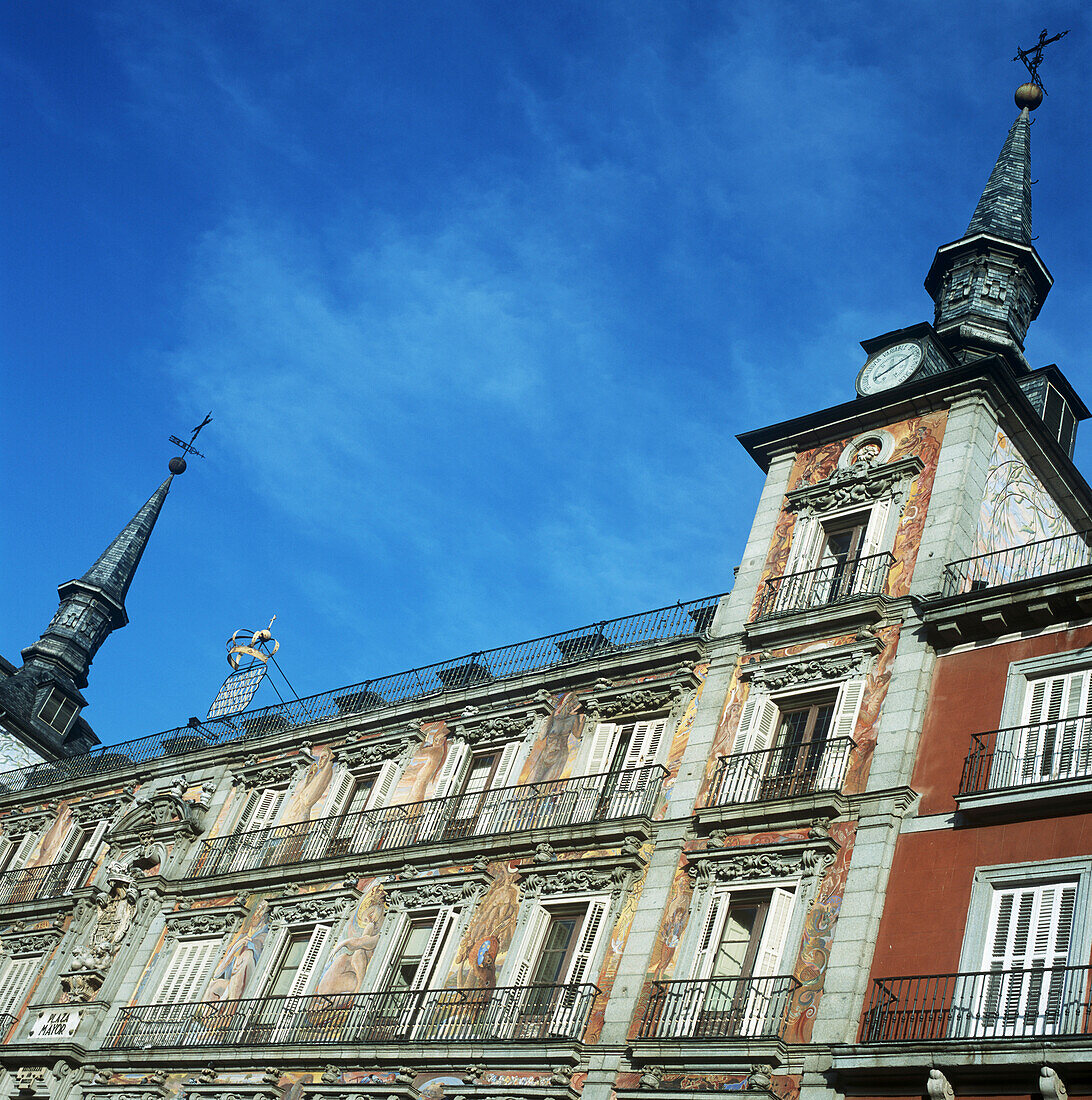 Low Angle View Of Plaza Major