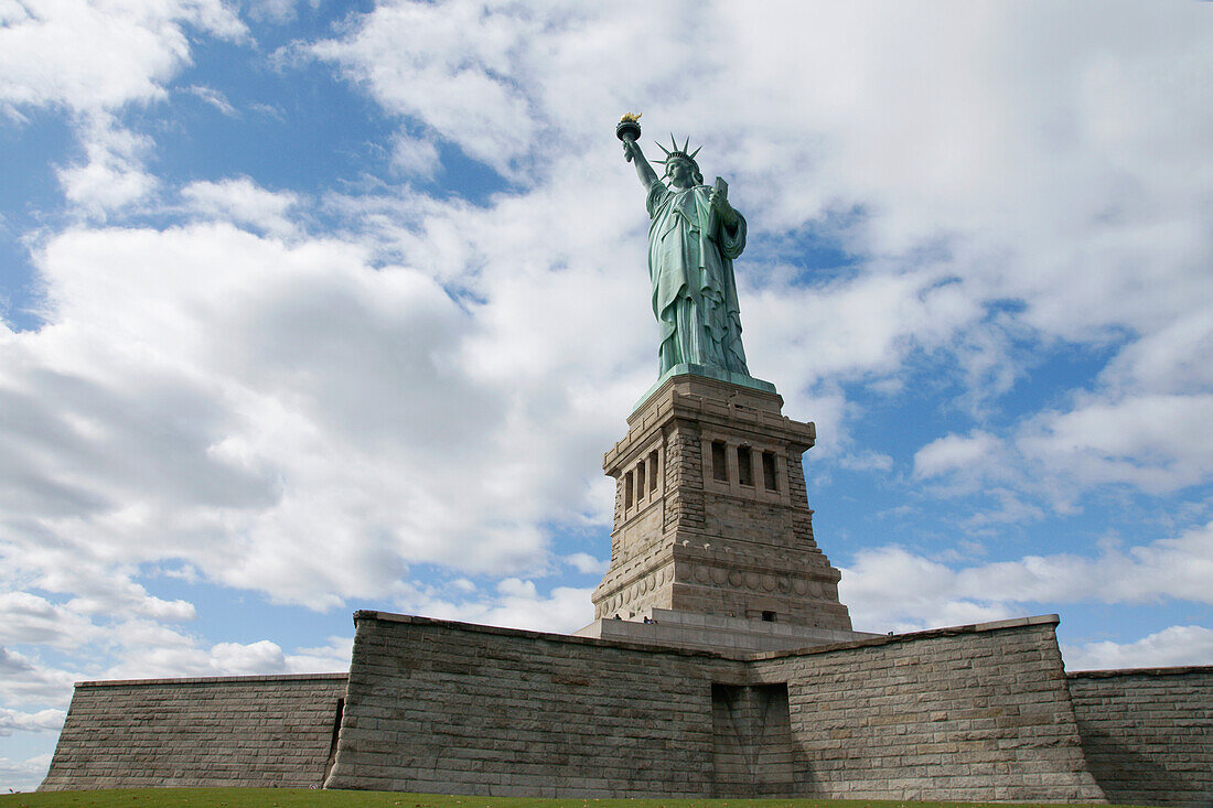 The Statue Of Liberty On Liberty Island