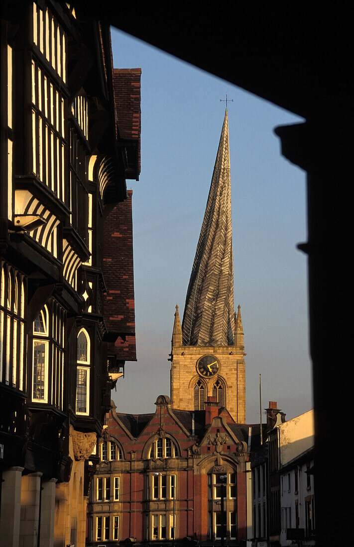 Twisted Church Spire,Chesterfield