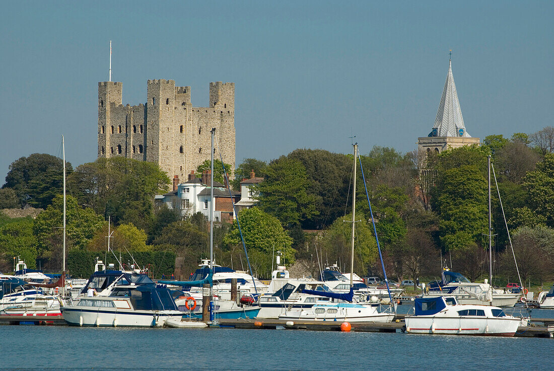 Schloss und Kathedrale von Rochester