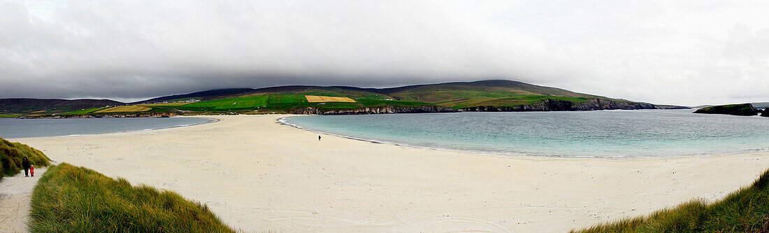 Blick auf den Sandstrand