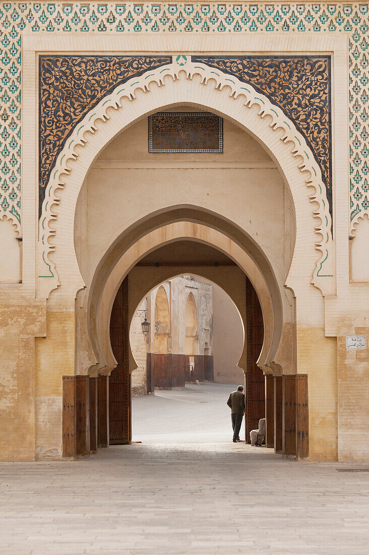 Morocco, Bab Segma Gate; Fez