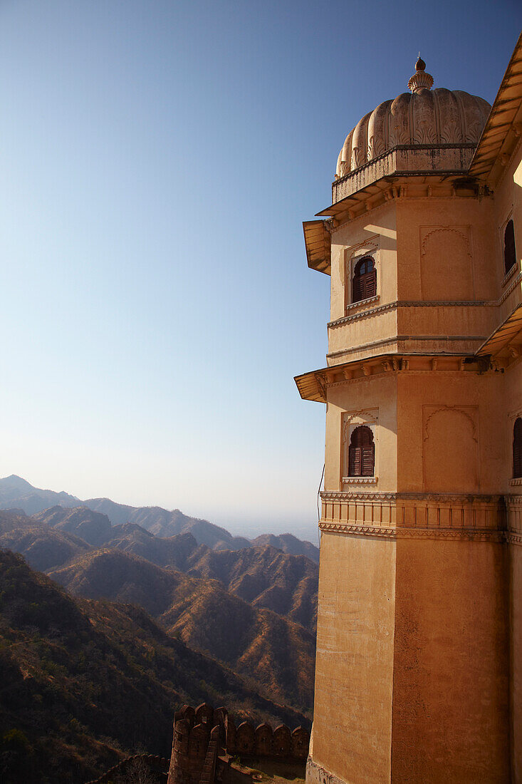 Turm im Kumblegargh Fort Rajasthan Indien