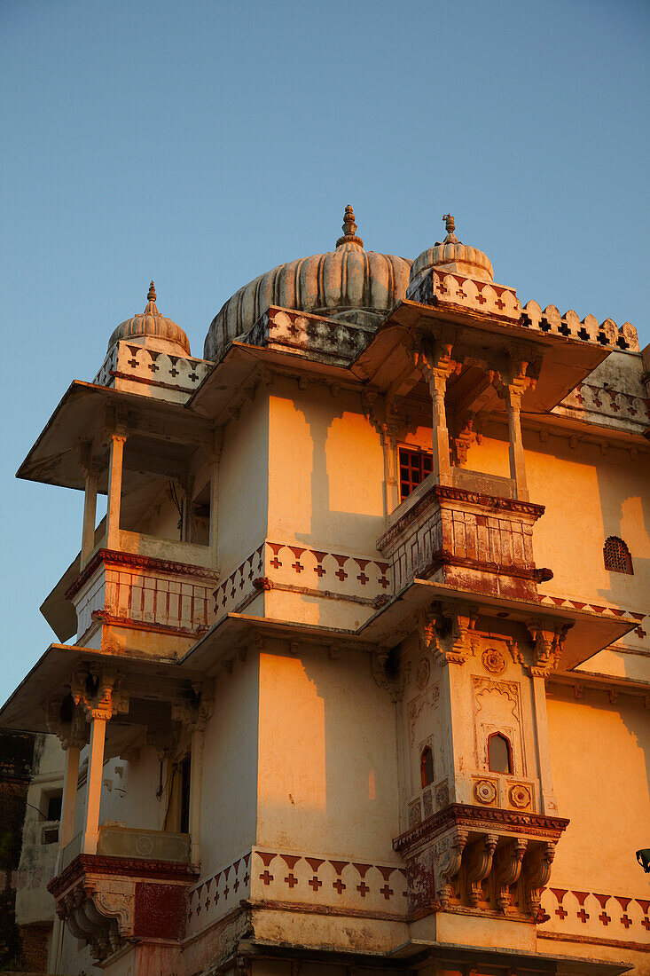 Sonnenuntergang auf der Burg Bijapur Rajasthan Indien