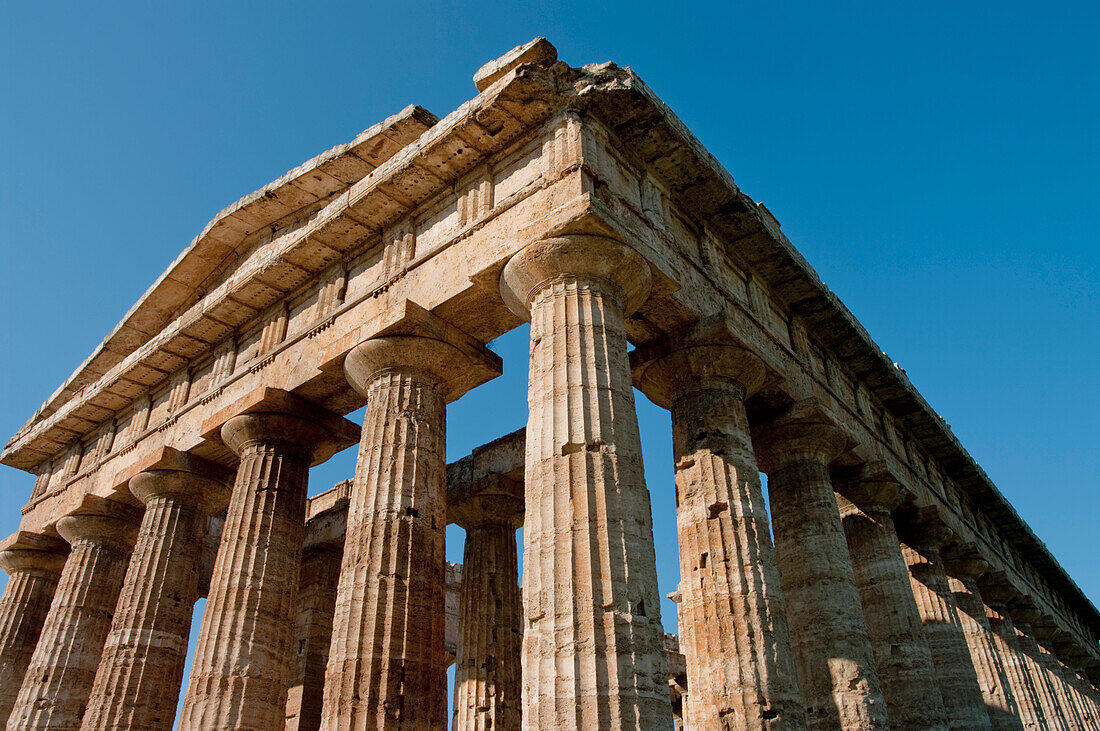 Paestum, Hera, Ruinen, Kampanien, Italien