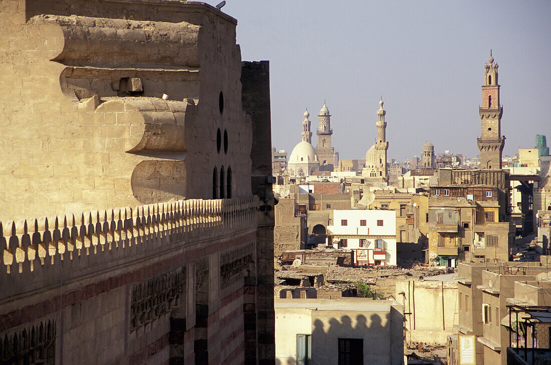 High Angle View Looking North From Bab Zuwayla Over The City, Cairo, Egypt; Cairo, Egypt