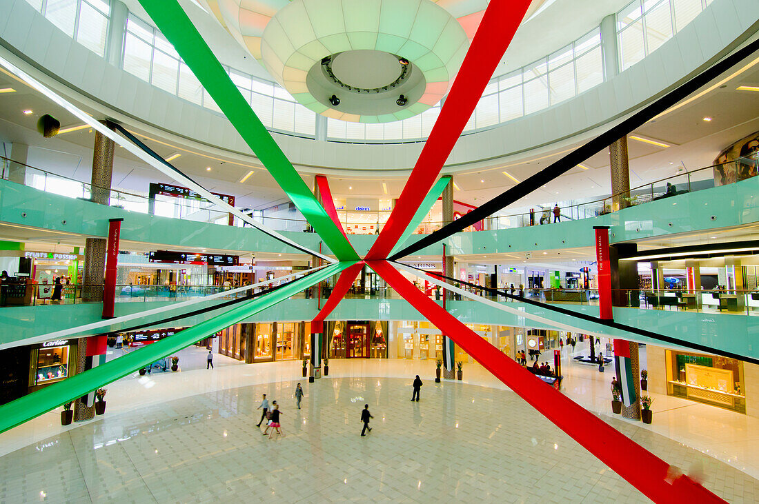 Dubai Mall Interior, Dubai, Uae