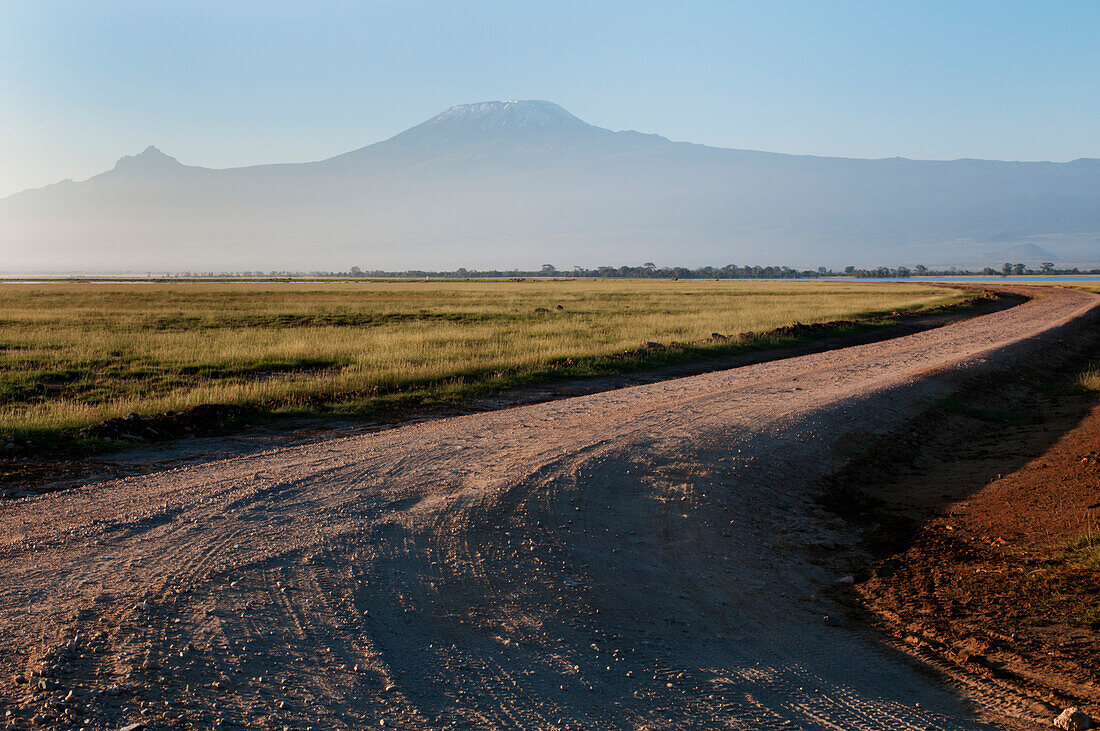 Landscape, Mt Kilimanjaro, Amboseli, Kenya
