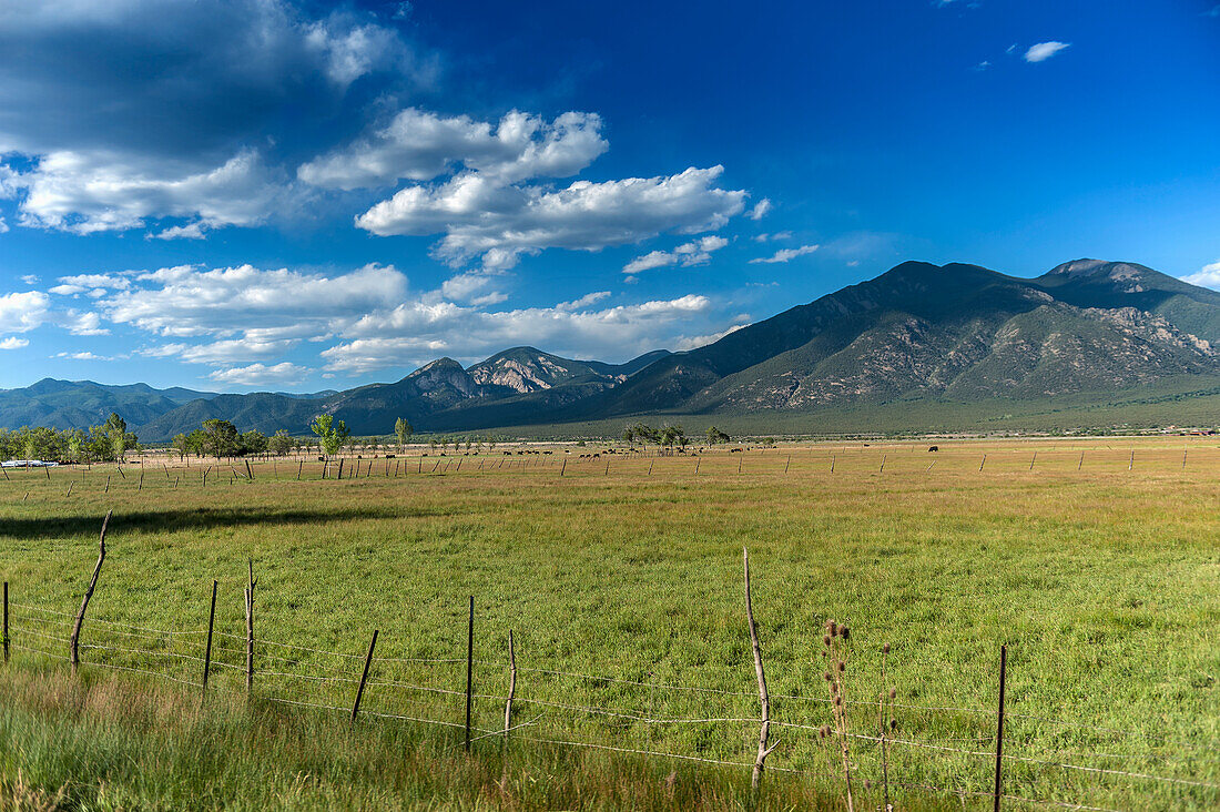 Sangre De Cristo Berge in Taos, New Mexico, USA