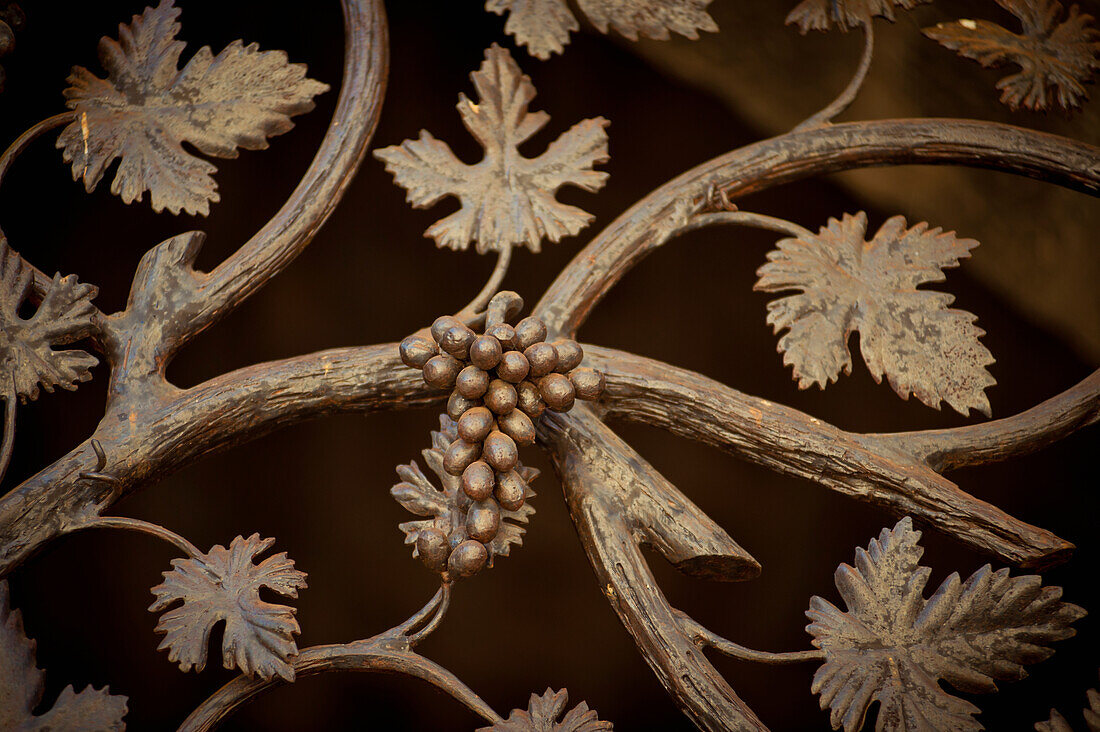 Iron Work In The Medieval Village Of Laguardia, Basque Country, Spain