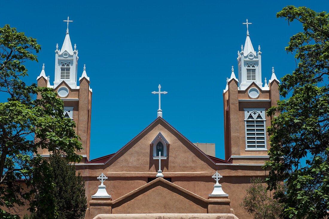 San Felipe De Neri Kirche in der Altstadt von Albuquerque, New Mexico, USA