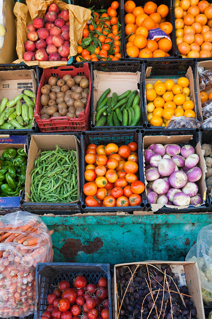 Obst und Gemüse zum Verkauf in Irakisch-Kurdistan, Irak